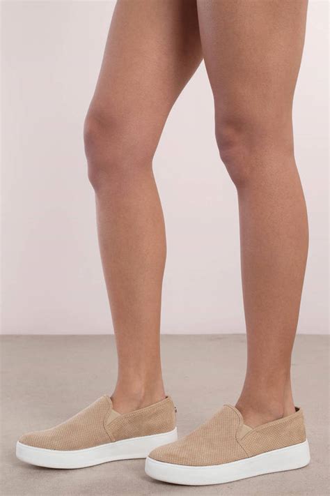 nude slip on sneakers|Nude sneakers + FREE SHIPPING .